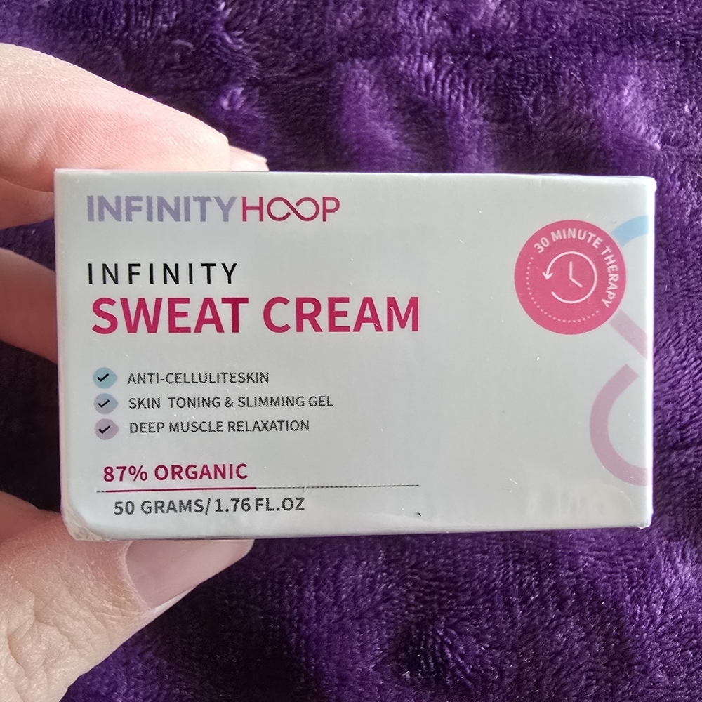 NIB Infinity Hoop Sweat Cream 1.76 Oz Anti-Cellulite